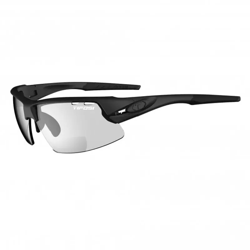 Tifosi Crit Fototec Light Night Readers +2.0 Single Lens Eyewear in Blackout