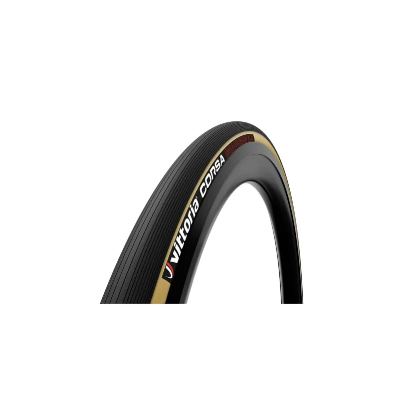 Vittoria Corsa 700c Tubular Tyre in Brown