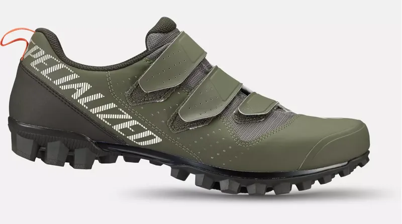 Specialized Recon 1.0 Mountain Bike Shoes in Oak/Moss Green/White