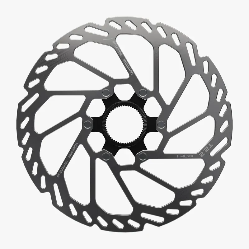 Shimano RT-CL750 200mm CL External Lockring DB Rotor in Silver/Black