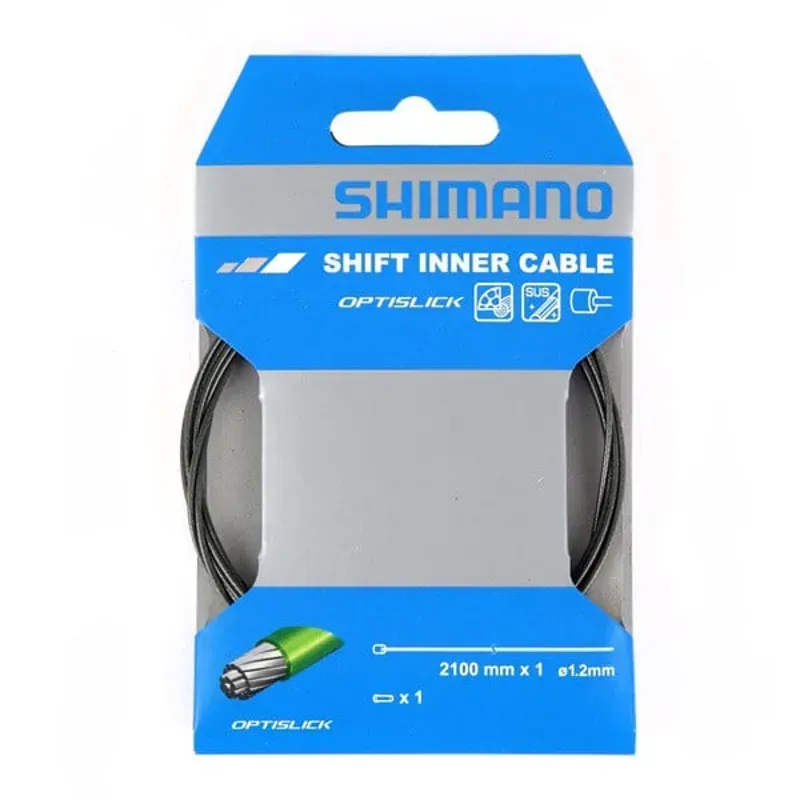 Shimano Optislick 1.2x2100mm MTB/Road Gear Inner Cable in Silver-2