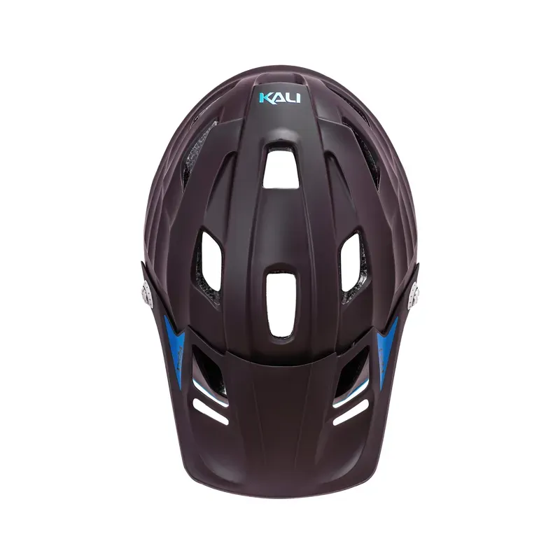 Kali Maya 3.0 Enduro Helmet in Solid - Matte Brown/Blue-1