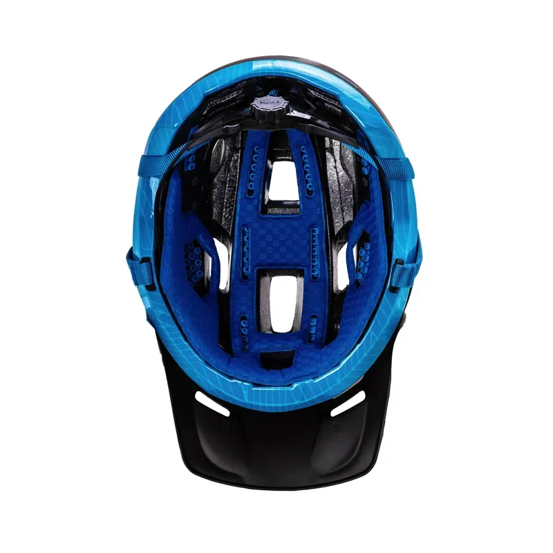Kali Maya 3.0 Enduro Helmet in Solid - Matte Brown/Blue-2